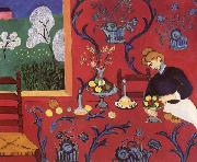 Henri Matisse Harmony in Red painting